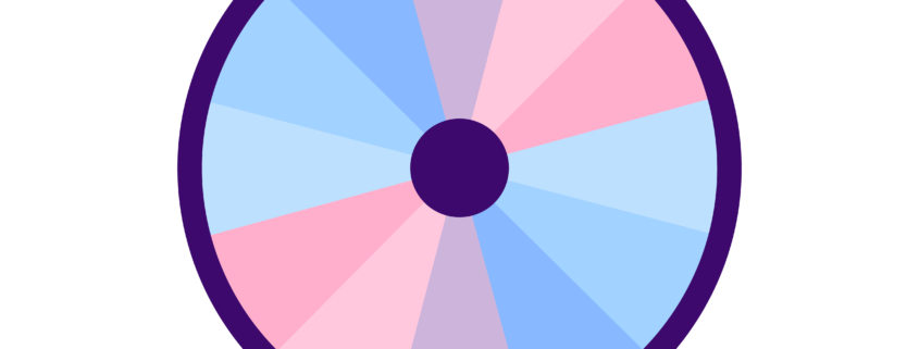 Wheel of luck or fortune illustration. Vector illustration. Online casino background.